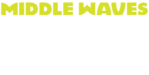 Middlewaves Sticker by Middle Waves Music Festival
