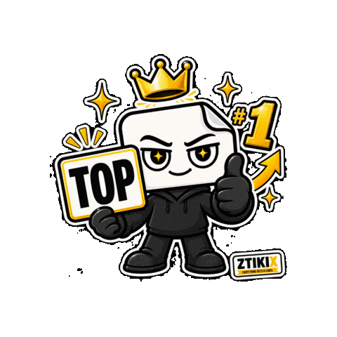 Awesome Number One Sticker by ZTIKIX