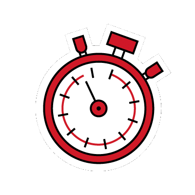 Time Run Sticker by Lobo Assessoria