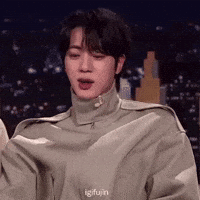 Jin Pout GIF