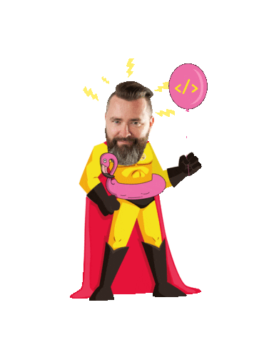 WebMen giphyupload superhero hero developer Sticker