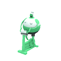 fitness bike Sticker by Milk and peppers