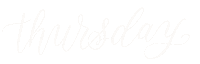 Calligraphy Thursday Sticker