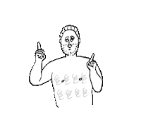 France Man Sticker