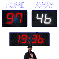 46 Away Sticker