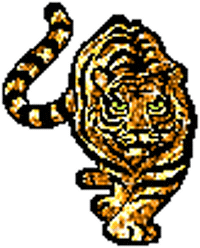 tiger STICKER