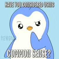Confused Common Sense GIF by Pudgy Penguins