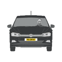 Work Volkswagen Sticker by PRO CONTACT