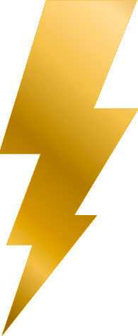 zeltadesign fast flash bolt shimmer Sticker