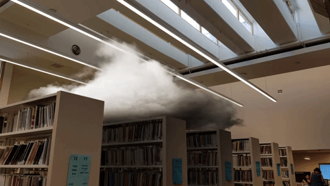 effect Flying Books GIF