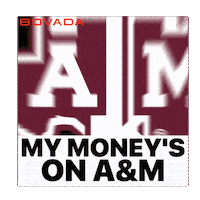 Texas Am Sticker by Bovada