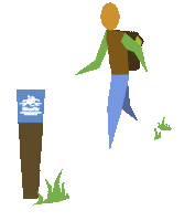 Hiking Agenda 2030 Sticker by Lake Vänern Archipelago and Mount Kinnekulle UNESCO Biosphere Reserve