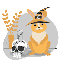 Halloween Skeleton Sticker