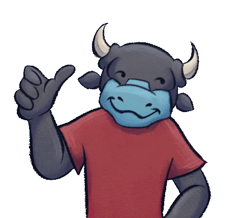 Toro Thumbs Up Sticker by Tarrant County College