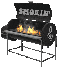 smoke bbq Sticker