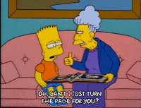 chiding bart simpson GIF