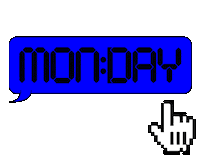 Wake Up Monday Sticker by Gianluca