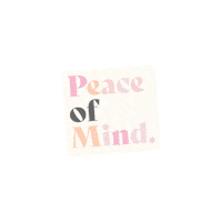 peaceofmind_ec logo peace of mind peaceofmind Sticker