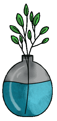 Beckiejbrown sage herbs flower pot beckiejbrown Sticker