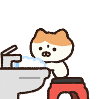 Cat Wash GIF by LINE FRIENDS