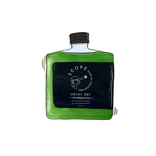 scopeidn healthy drinks bottle scout Sticker