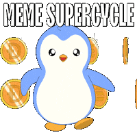 Crypto Penguin Sticker by Pudgy Penguins