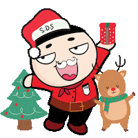 Christmas Tree Dance Sticker by SDS A-LI