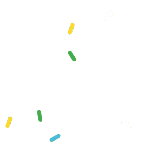 Confetti Donut Sticker by Compassion-First Pet Hospitals