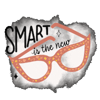 Teacherrenata glasses smart girl power ingles Sticker