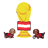 World Cup Austria Sticker by HotDogs