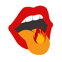 Spicy Food Fire Sticker