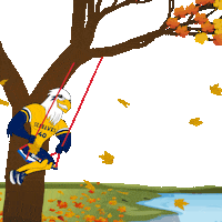 Fall Solomon Sticker by St. Mary's College of Maryland