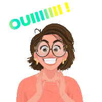 Happy Ouiiii Sticker