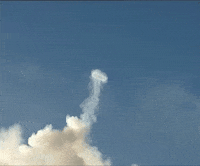 volcanoes smoke ring GIF