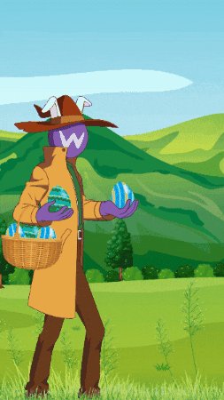 Easter Bunny Dancing GIF