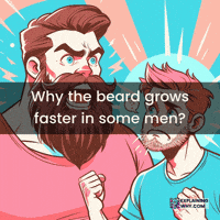 Beard Growth GIF by ExplainingWhy.com