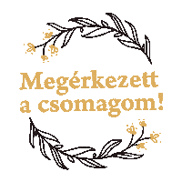 Csomag Sticker by Virágbuborék Műhely