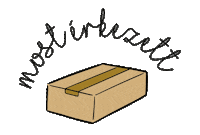 Konyv Sticker by Antikvarium.Hu