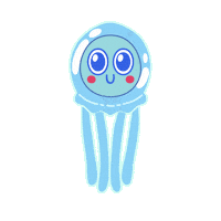 Jellyfish Opp Sticker by Bos Animation