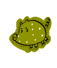 Pig What Sticker