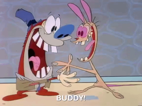 ren and stimpy nicksplat GIF