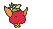 SabelCommunicatie pipa pillen papegaai ikxtcwatjijnietziet Sticker