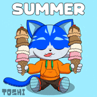 Ice Cream Cat GIF by Toshithecat