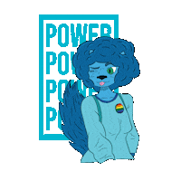 Cat Power Sticker
