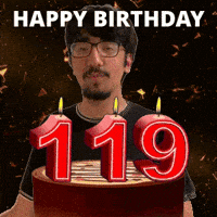 119 Birthday GIF
