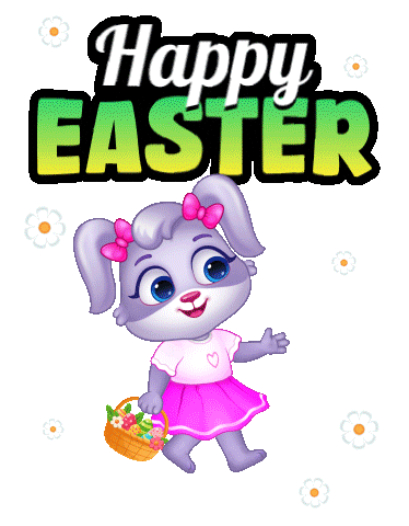 Easter Eggs Sticker by Lucas and Friends by RV AppStudios