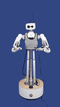 PollenRobotics confused robot shy uncomfortable GIF