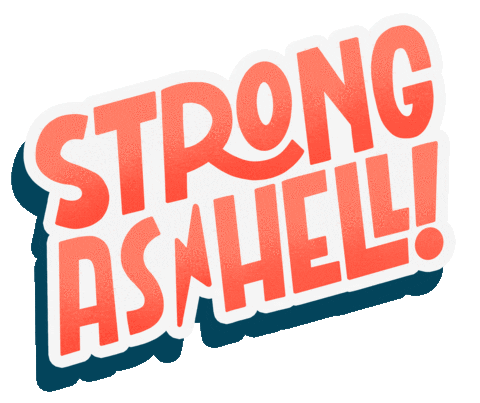 Strong Woman Illustration Sticker by renavisual