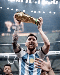 Messi Trophies GIF