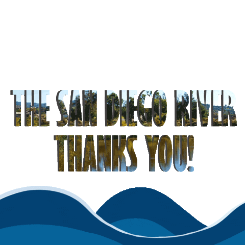 San Diego Thank You Sticker by San Diego River Park Foundation